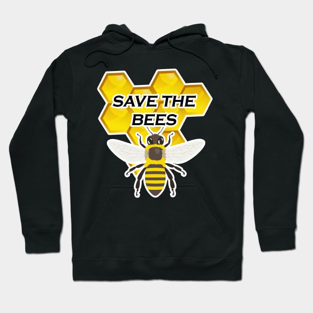 Save the bees Hoodie by Razan4U